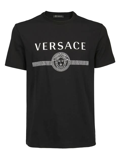 versace white 90's logo t-shirt with clips|versace long sleeve shirt.